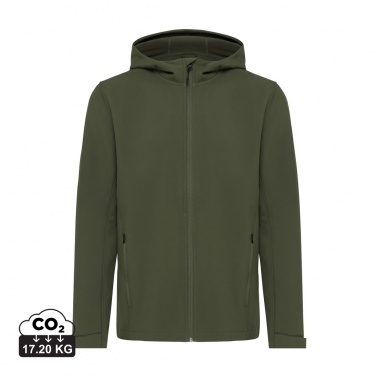 Logotrade mainoslahjat kuva: Iqoniq Makalu miesten softshell takki R-polyesteristä